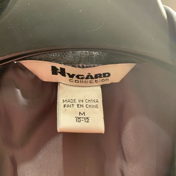 Nygard black leather jacket .size : M - Picture 3 of 14